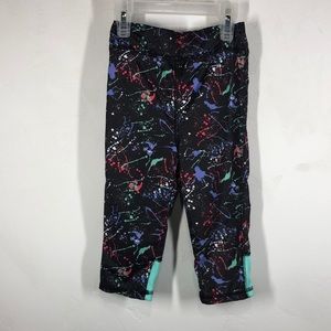 Energy Zone black paint splatter leggings size 5T